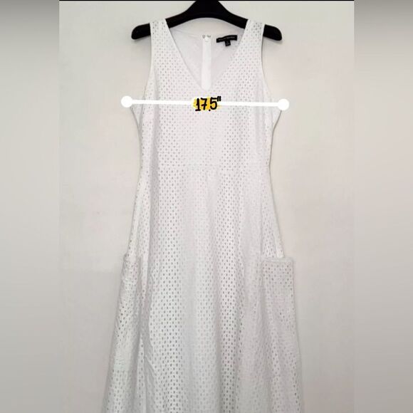 Banana Republic Lace Fit + Flare Midi Dress. - Picture 11 of 14